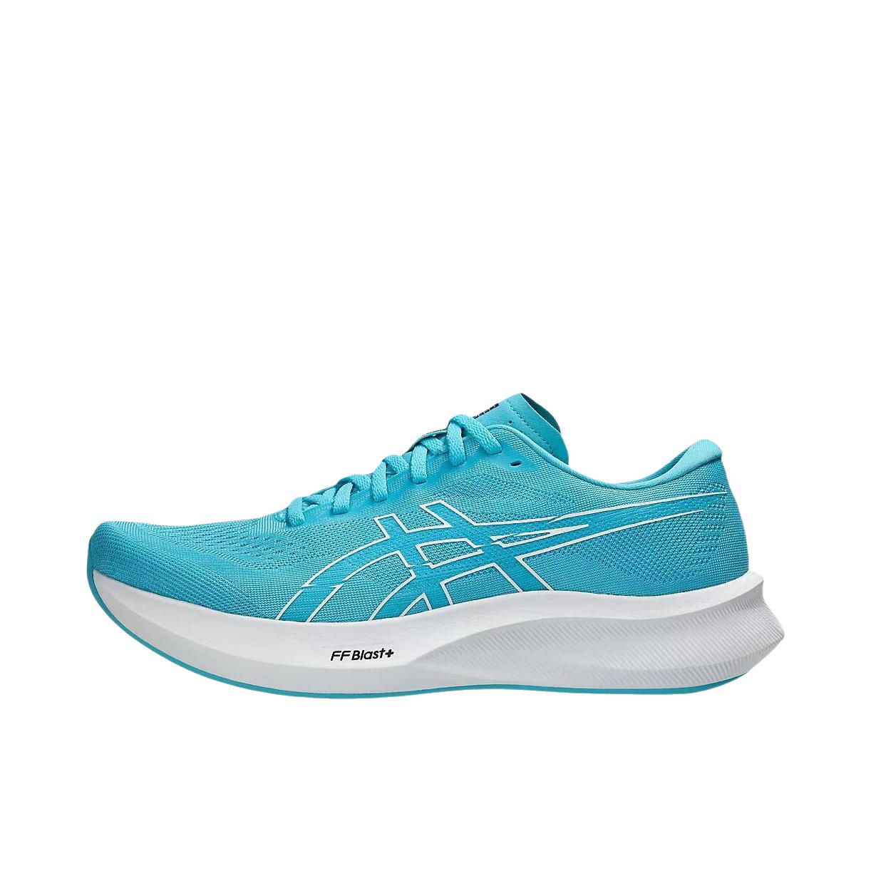 推荐商品：Asics/亚瑟士 EvoRide Speed 3 跑鞋 休闲百搭低帮橡胶耐用 淡蓝色/白色