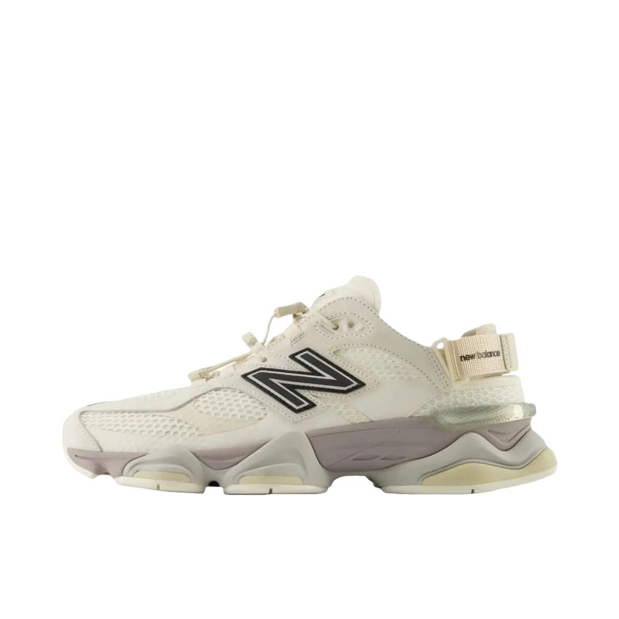 推荐商品：New Balance 9060 跑鞋 绒面革舒适减震网面透气防滑耐磨拼接复古增高圆头贴合耐穿 D宽/奶白色/黑色