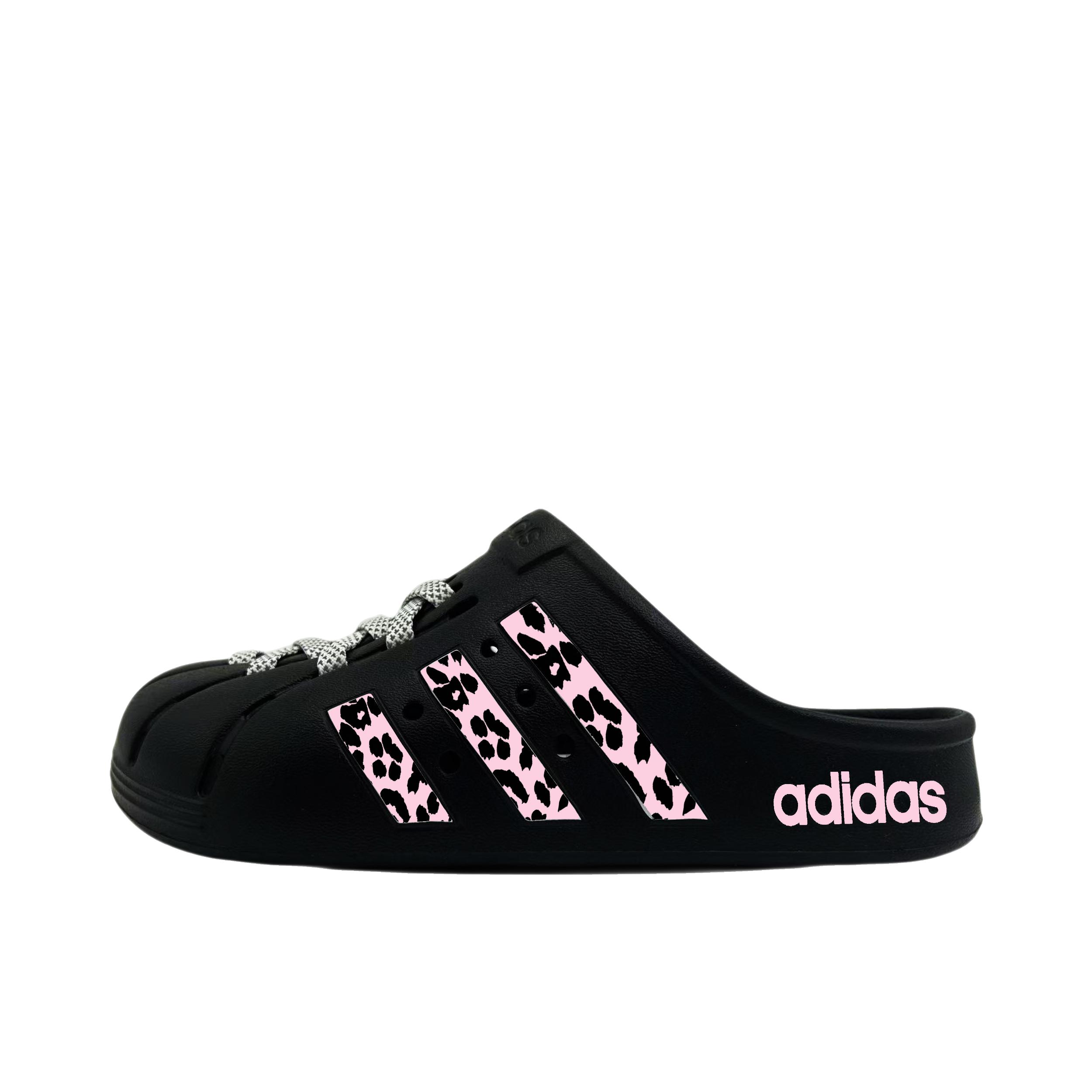 推荐商品：定制款 adidas ADILETTE CLOGS 拖鞋 复古街头防磨包头 酷韵绒心
