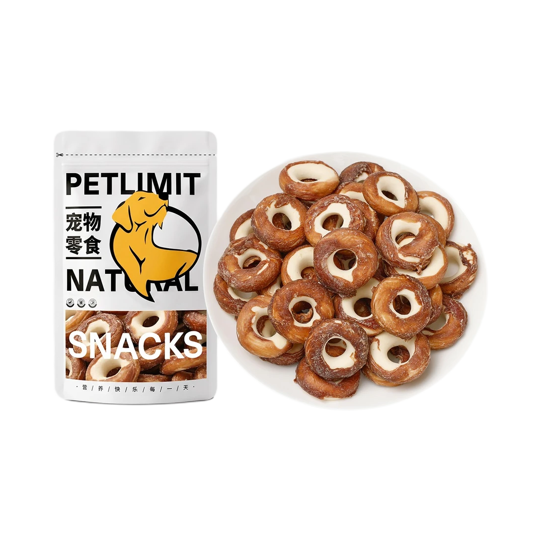 推荐商品：Petlimit 幼猫犬 猫犬通用零食肉干 磨牙