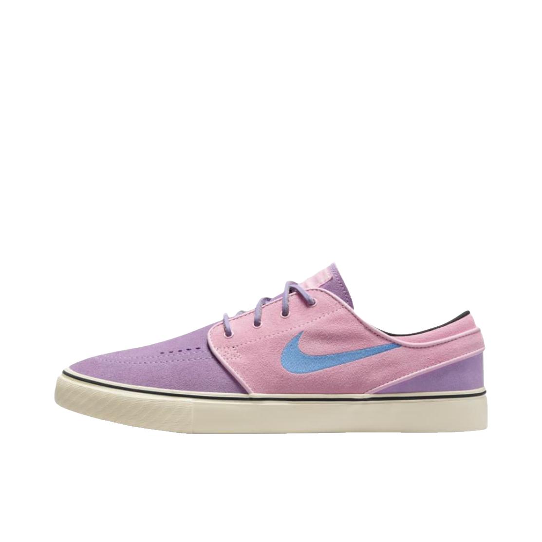 推荐商品：Nike SB Zoom Janoski OG+ 滑板鞋 板鞋 缓震舒适轻便防滑耐磨胶底复古时尚潮流 紫色/粉色