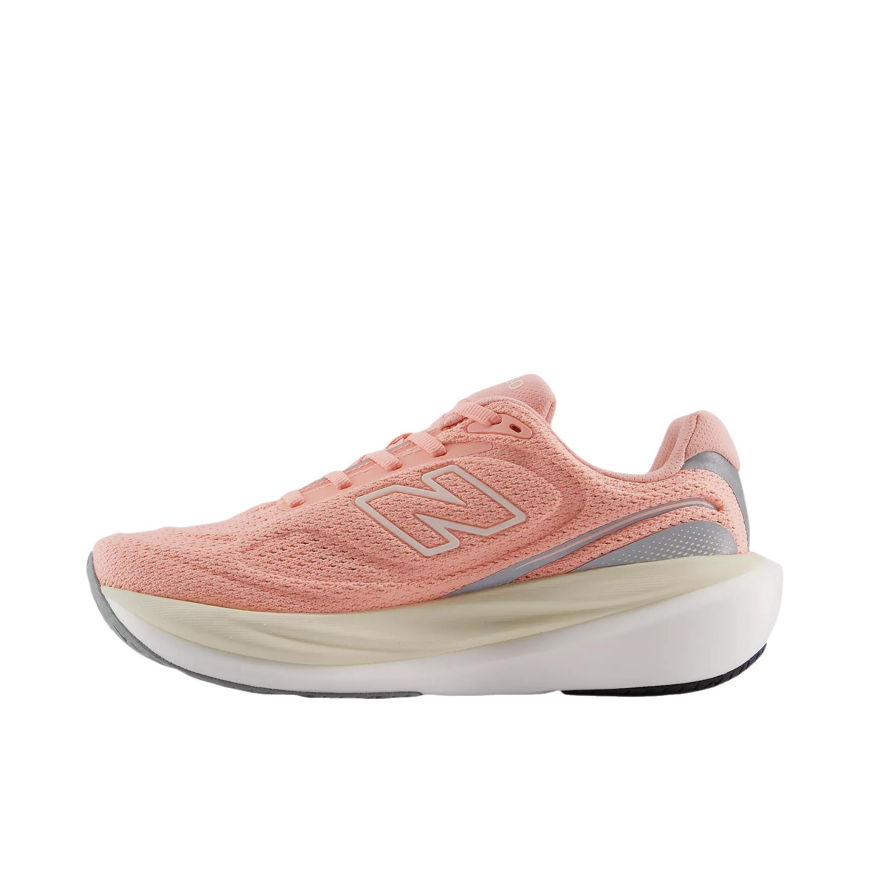 推荐商品：New Balance 1080 v15 跑鞋 舒适时尚耐磨贴合慢跑 D宽/女款/粉色/灰色