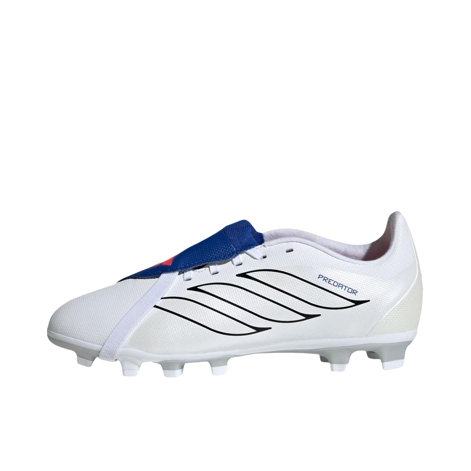 推荐商品：adidas Predator Club FG/MG 足球鞋 混钉硬场地舒适 大童/奶白色/黑色