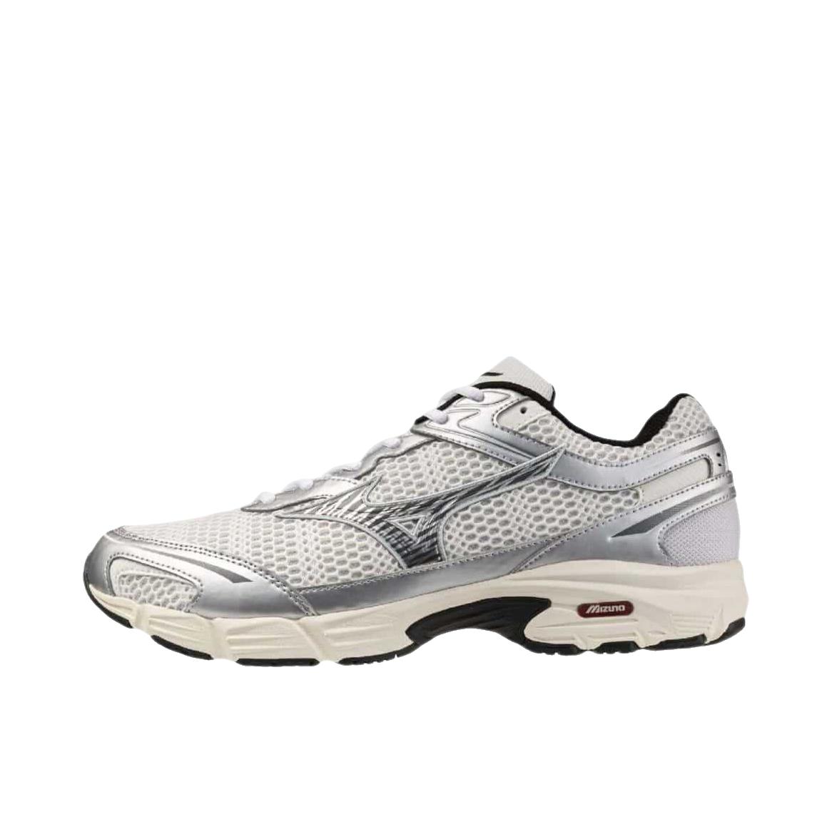 推荐商品：Mizuno/美津浓 fortis ls 跑鞋 百搭舒适 白色/铁门/银色