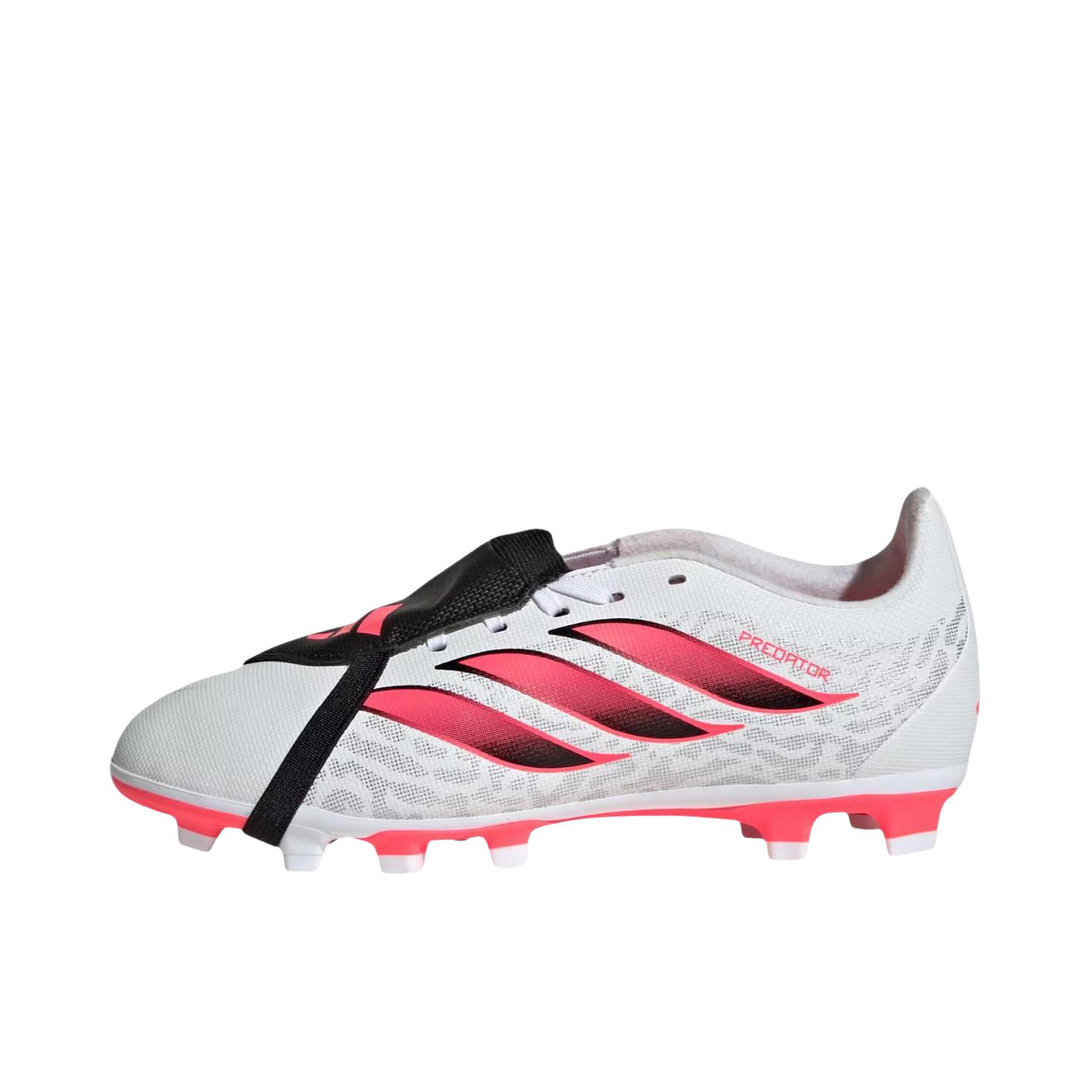 推荐商品：adidas Predator Club FG/MG 足球鞋 混钉硬场地舒适 大童/云白色/太阳涡轮/核心黑
