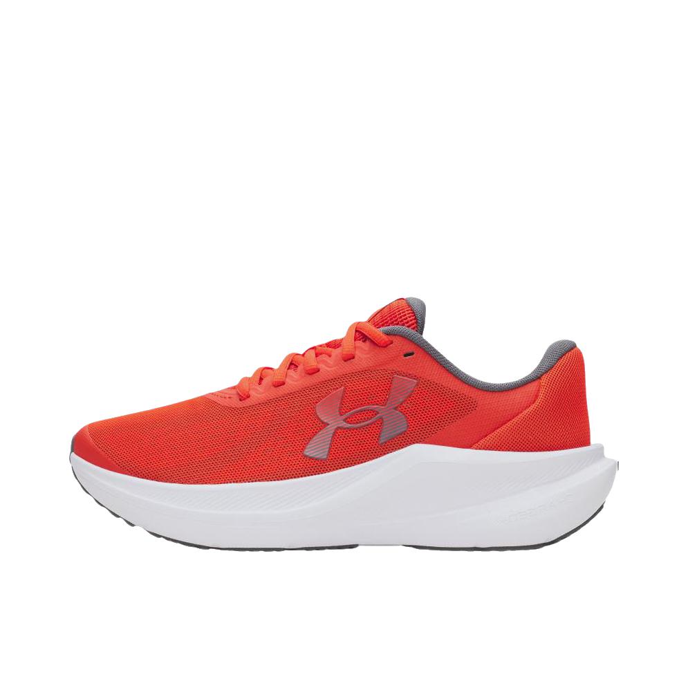 推荐商品：Under Armour/安德玛 Charged+ Chase 跑鞋 透气舒适贴合 大童/橙色/红色