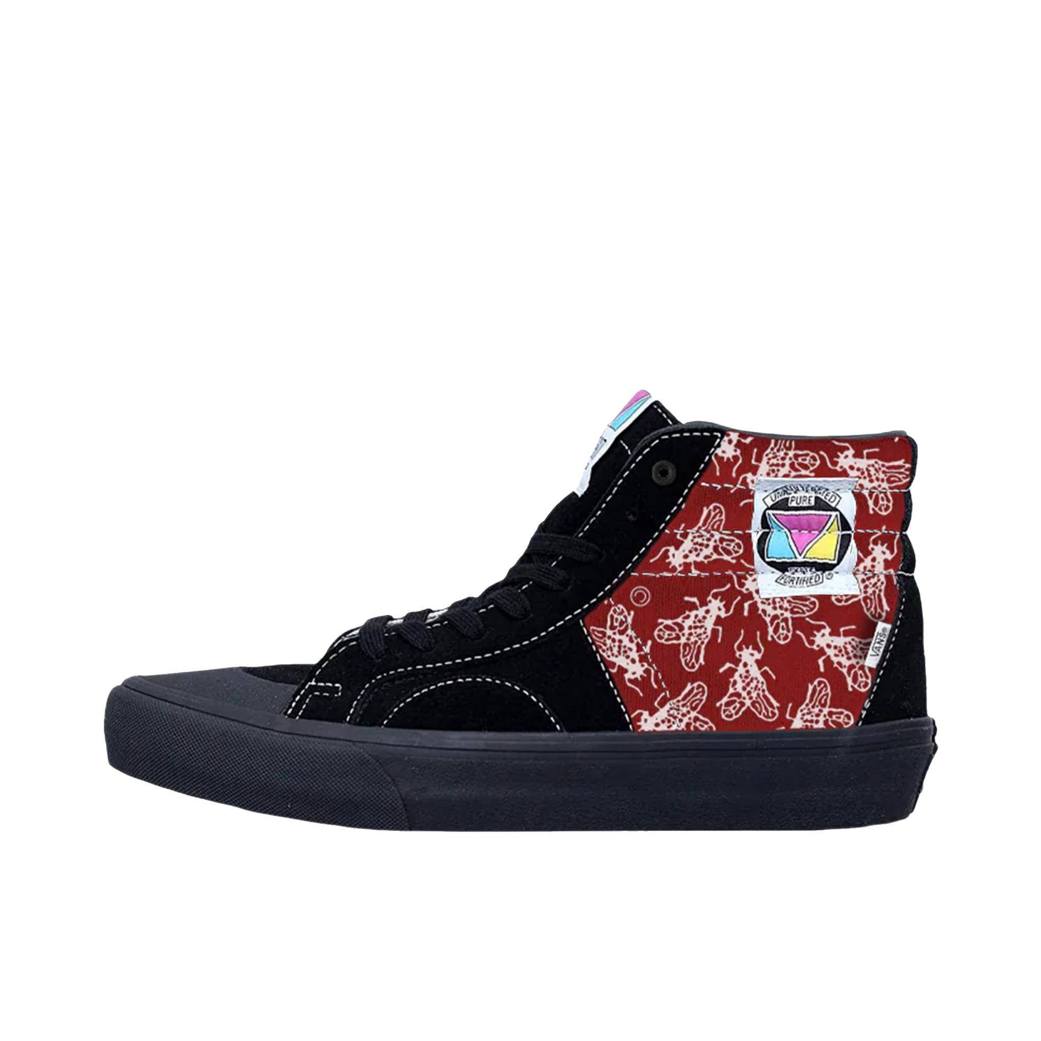 推荐商品：Vans/范斯 fly shoe 板鞋 休闲舒适 madrid skateboards联名/黑色/红色