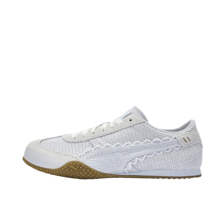 推荐商品：Puma/彪马 BELLA UT WEAVE 运动休闲鞋 复古编织透气低帮 银色