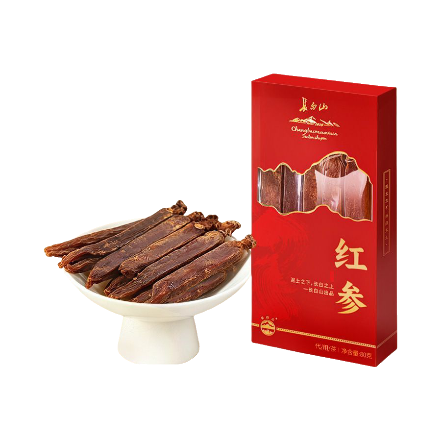 推荐商品：长白山 红参 盒装