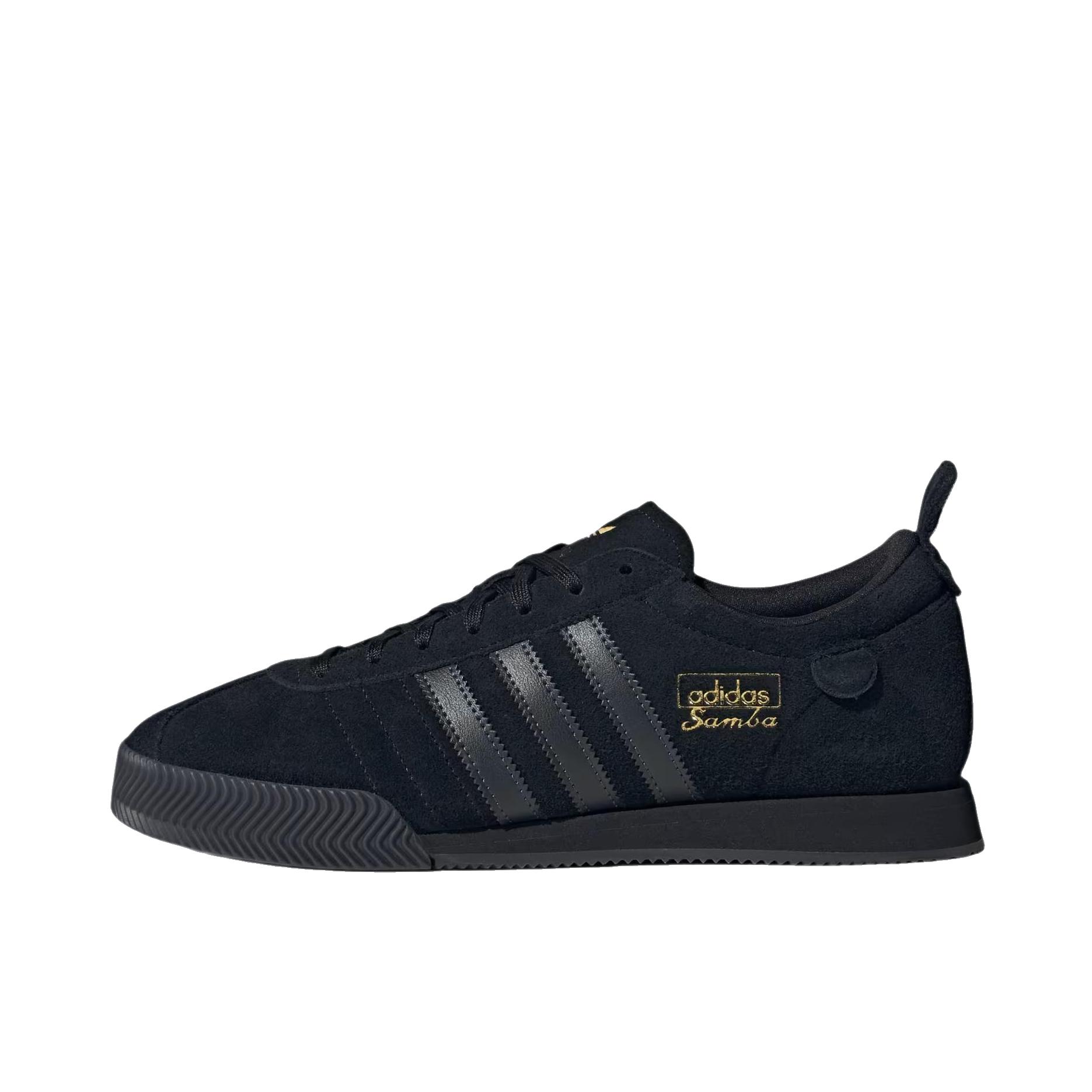 推荐商品：adidas Originals SAMBA 62 运动休闲鞋 日常舒适百搭潮流 黑色 