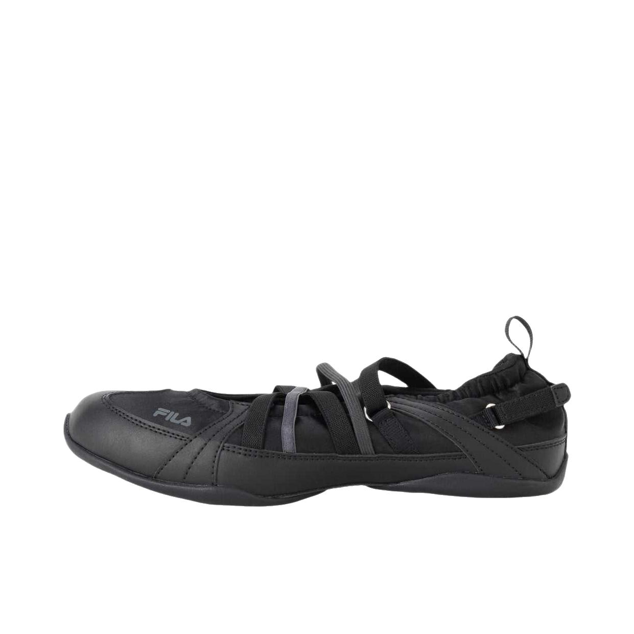 推荐商品：FILA/斐乐 BALLET V2 运动休闲鞋 圆头 女款/黑色/黑色美人/白色