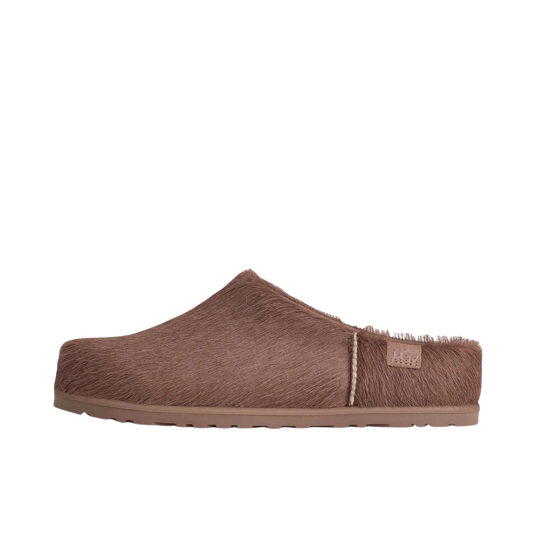 推荐商品：UGG 拖鞋 柔软包头厚底 1180345 棕色