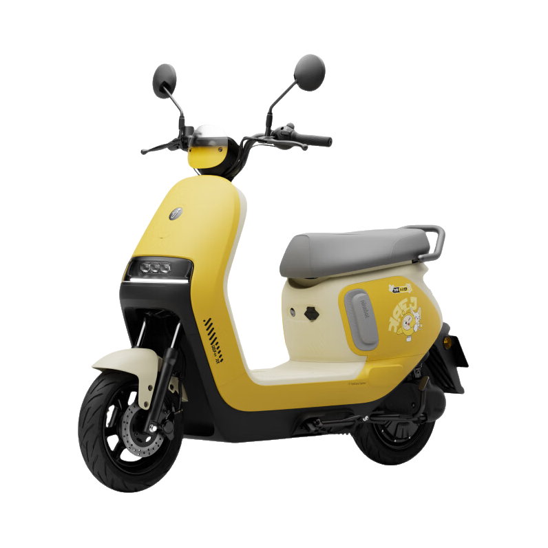 推荐商品：【门店自提】Ninebot/九号 A2 60 JH800DQT-24 蛋仔派对联名款 3C认证 智能APP 陡坡缓降 个性音效 电动轻便摩托车