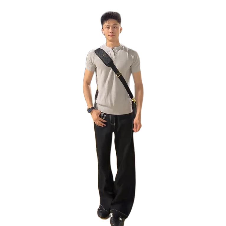 微喇水洗cleanfit牛仔裤 基础色