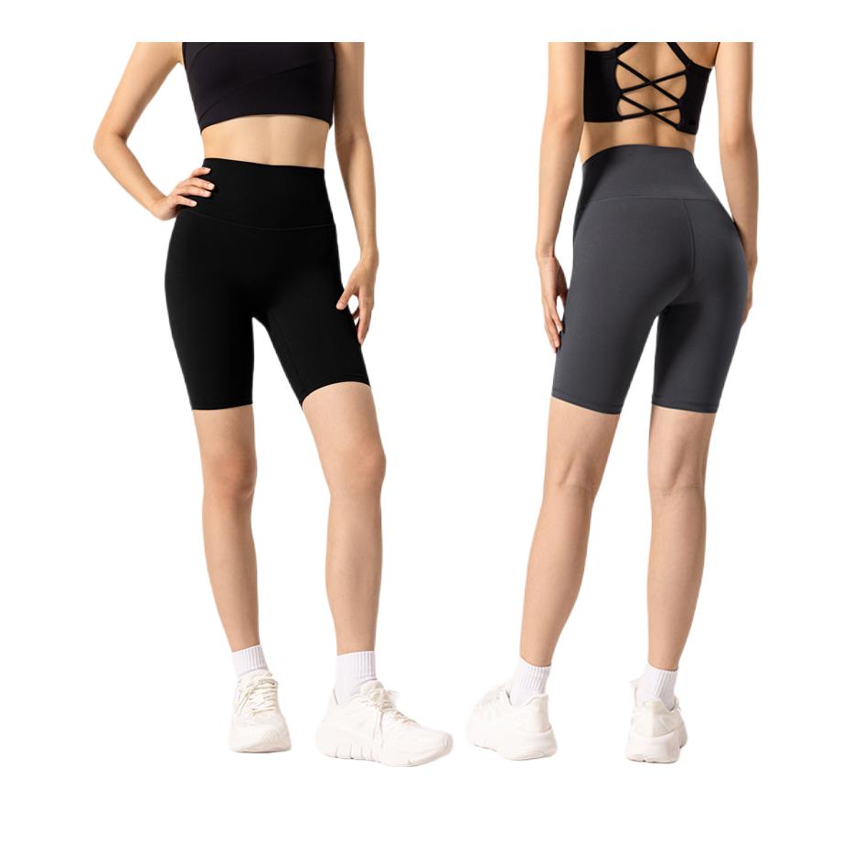 推荐商品：HORMOVE ACTIVE/荷动 提臀透气高腰高弹瑜伽裤 女装 HOR-4004K 黑+石墨灰/2条装