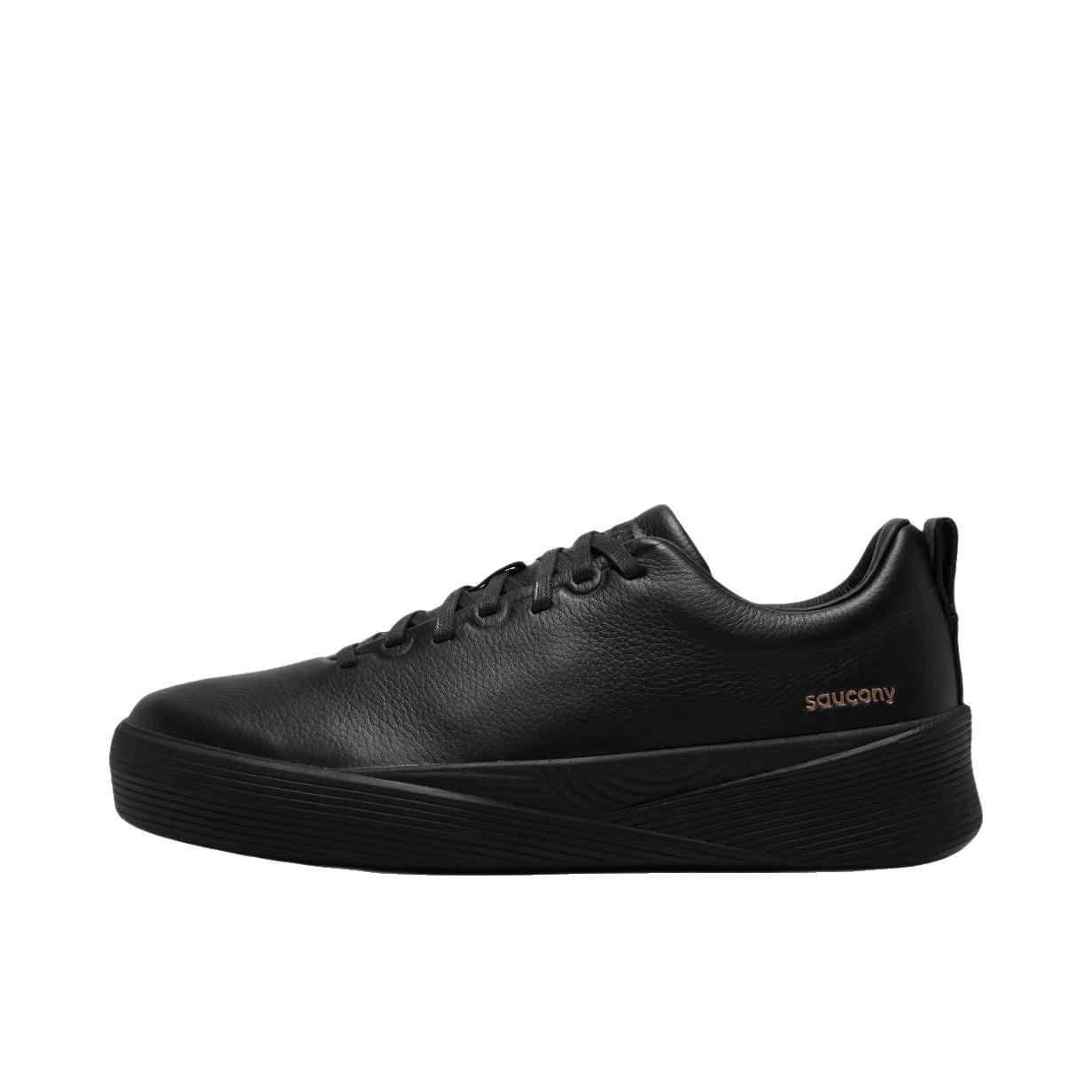 推荐商品：Saucony/索康尼 1898系列 跑鞋 情侣运动休闲百搭牛皮轻量回弹设计师款小白鞋 钢琴黑