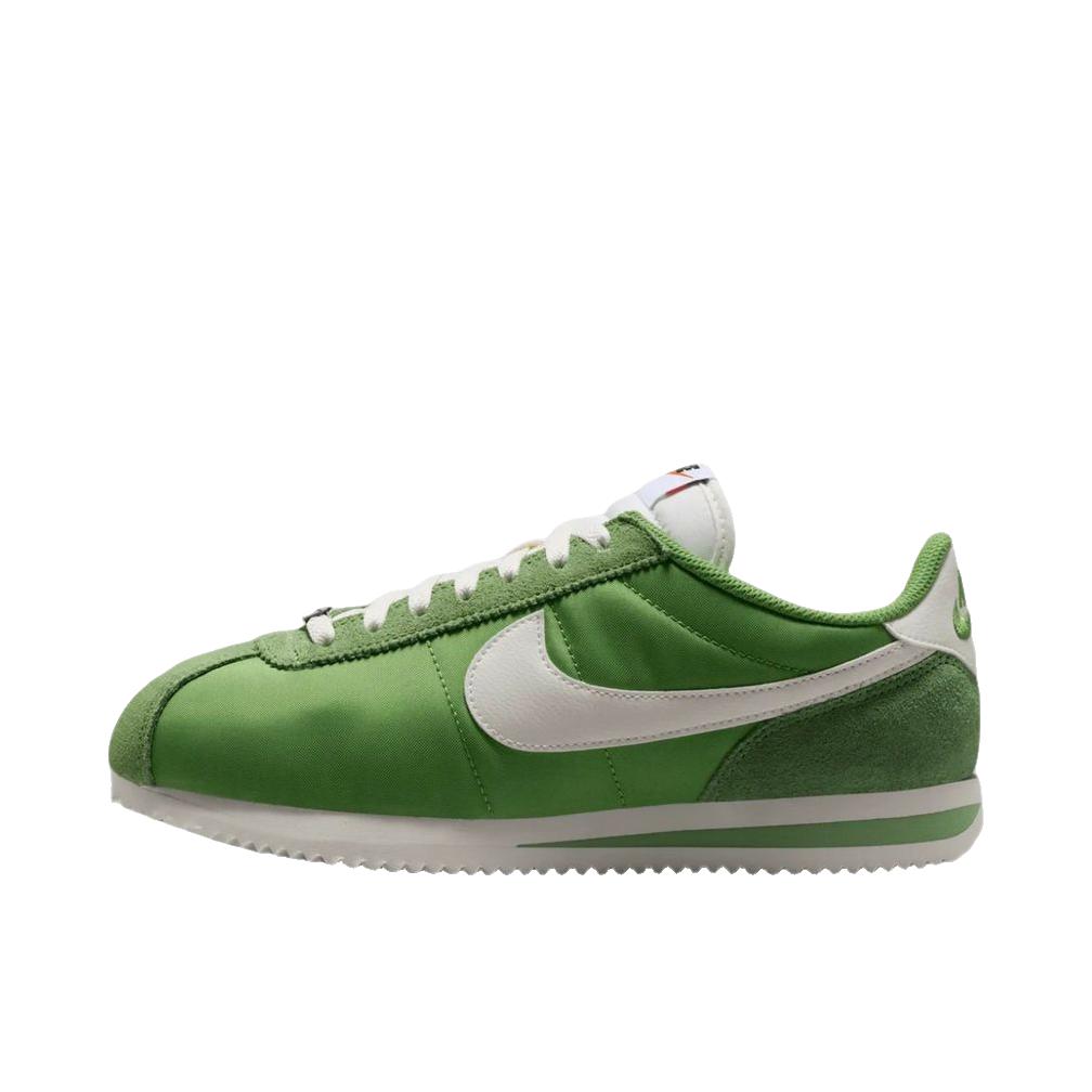 推荐商品：Nike Classic Cortez 阿甘鞋 跑鞋 防滑耐磨缓震透气轻便抓地舒适低帮耐穿贴合 绿色/珍珠白