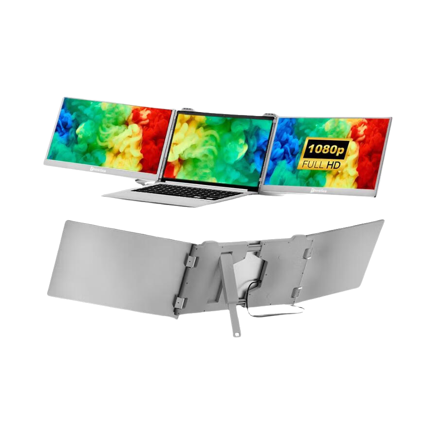 推荐商品：THINKSEA TS-160PTM 16英寸 60Hz 2.5K 显示器 可折叠双屏 一线直连三屏异显 一线免驱