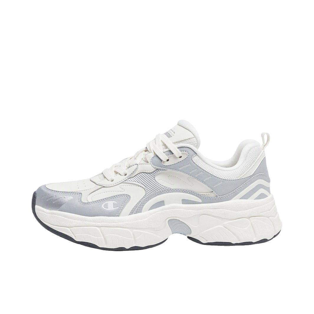 推荐商品：Champion/冠军 老爹鞋 厚底运动休闲 U6CFCCM04 女款/银色