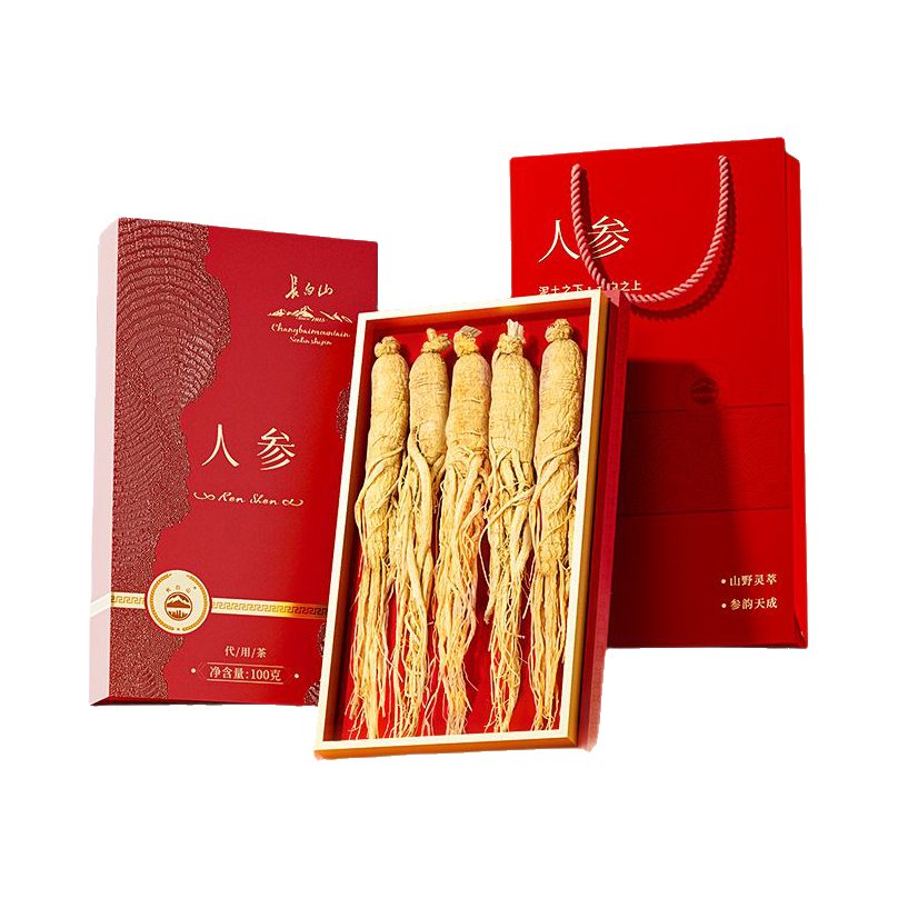 长白山 人参 礼盒装 100g