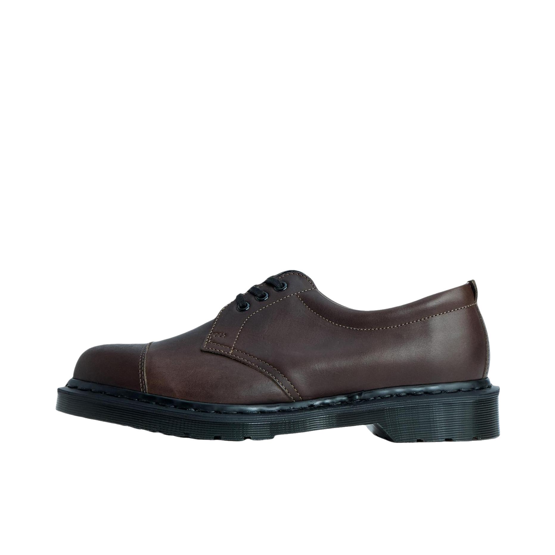 推荐商品：Dr. Martens 1461系列 皮鞋 平跟圆头深口 MHL联名款/棕色