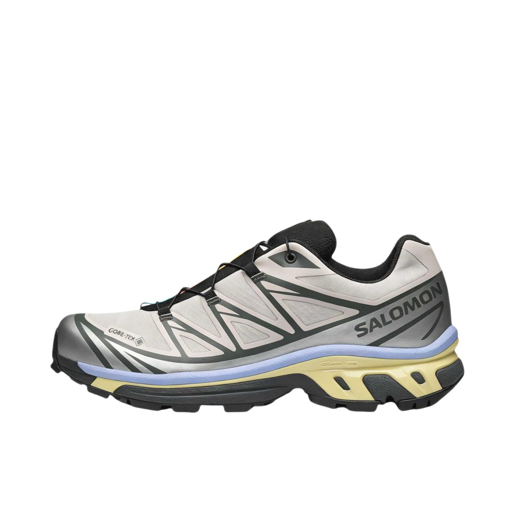 推荐商品：Salomon/萨洛蒙 XT-6 GTX 户外休闲鞋 防水包裹性支撑百搭厚底抽绳 银云/都市时尚/暗影绿