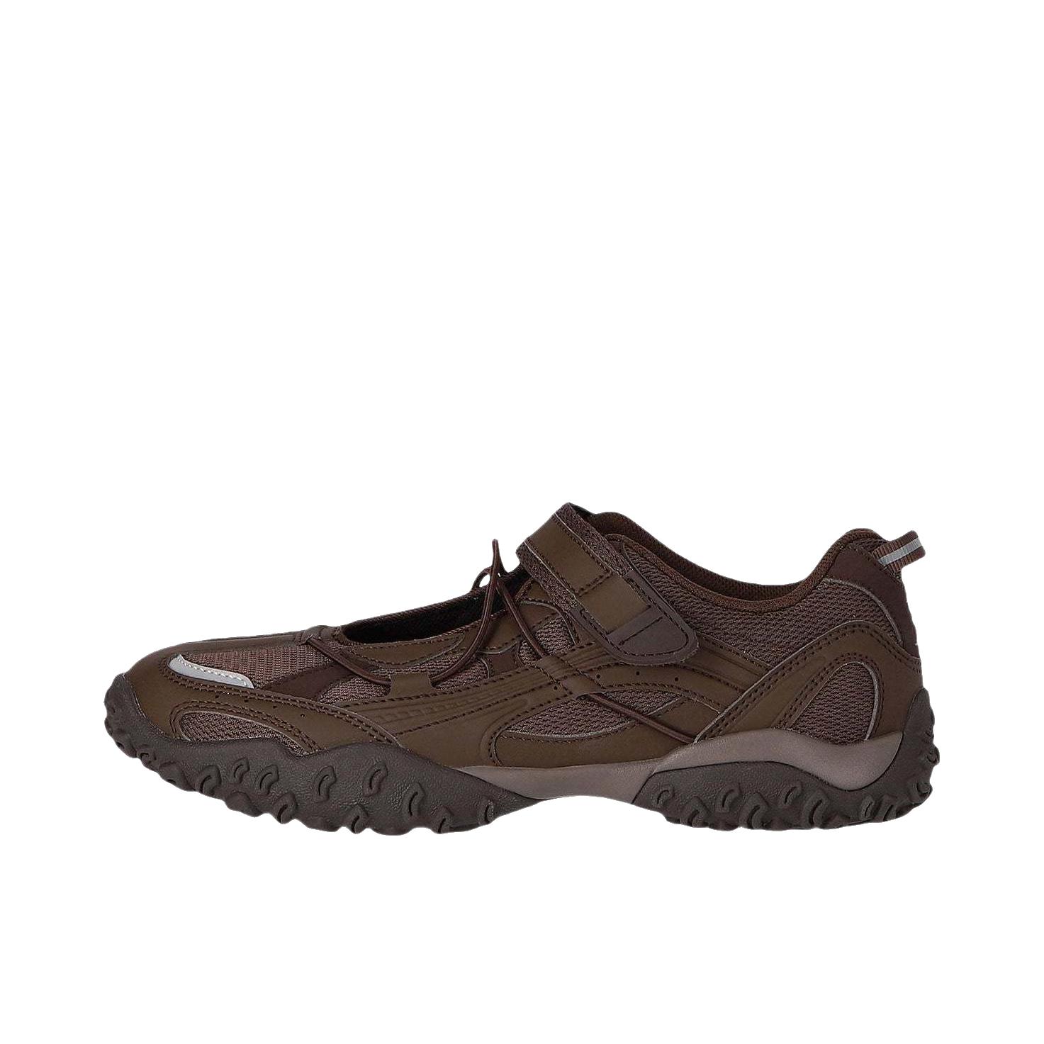推荐商品：FILA/斐乐 Eshape V2 运动休闲鞋 圆头橡胶舒适 女款/深棕色