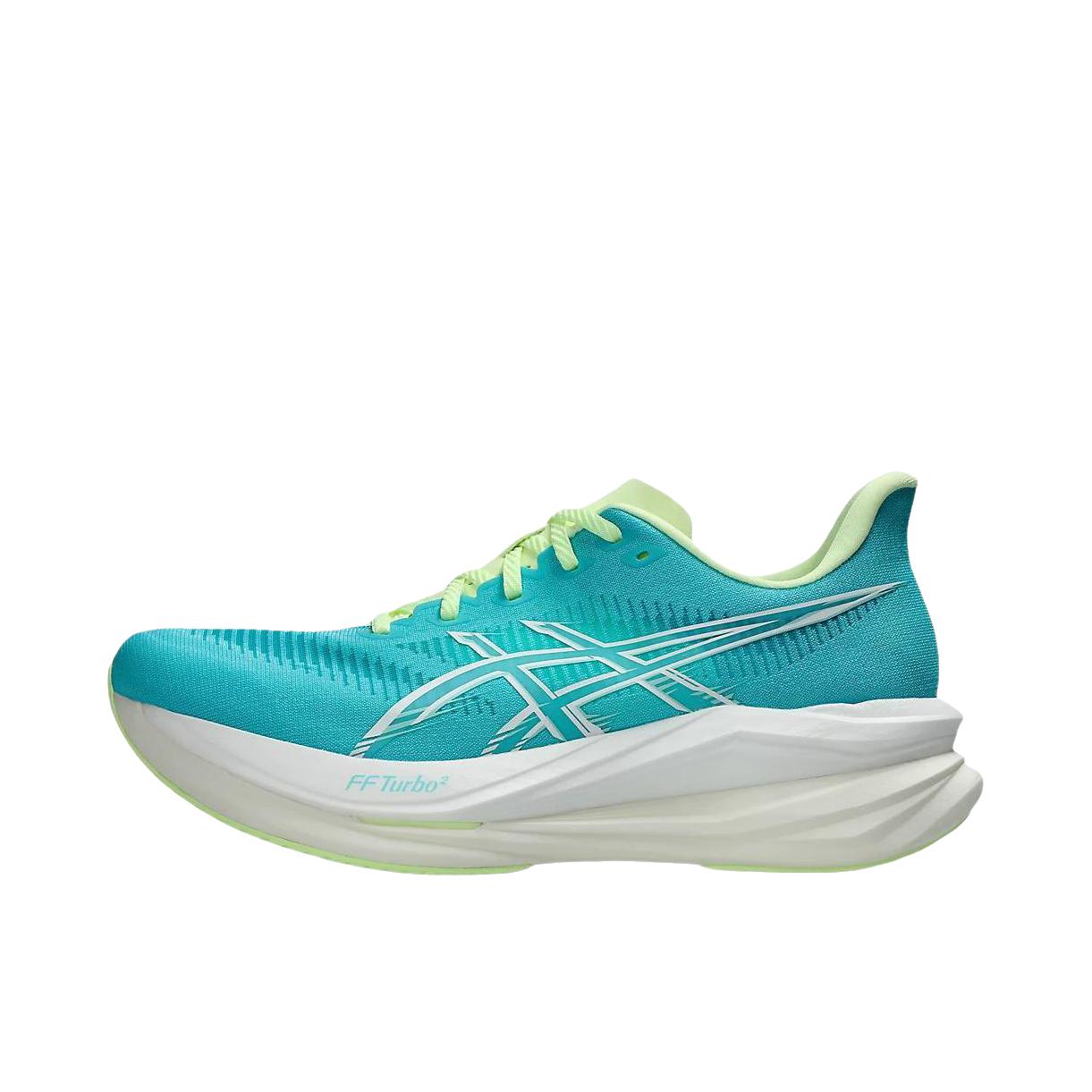 推荐商品：Asics/亚瑟士 SONICBLAST 2 跑鞋 运动轻便透气回弹 能量水蓝/发光黄