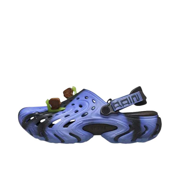 Crocs/卡骆驰 Echo clog波波2 凉鞋 舒适透气耐磨 天文蓝
