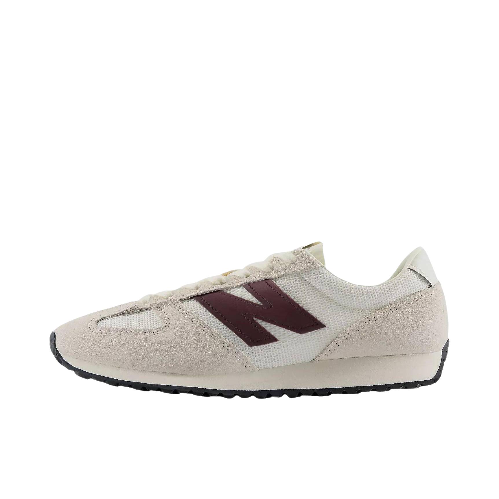 推荐商品：New Balance 471 跑鞋 复古薄底运动低帮贴合支撑 D宽/米色/奶白色