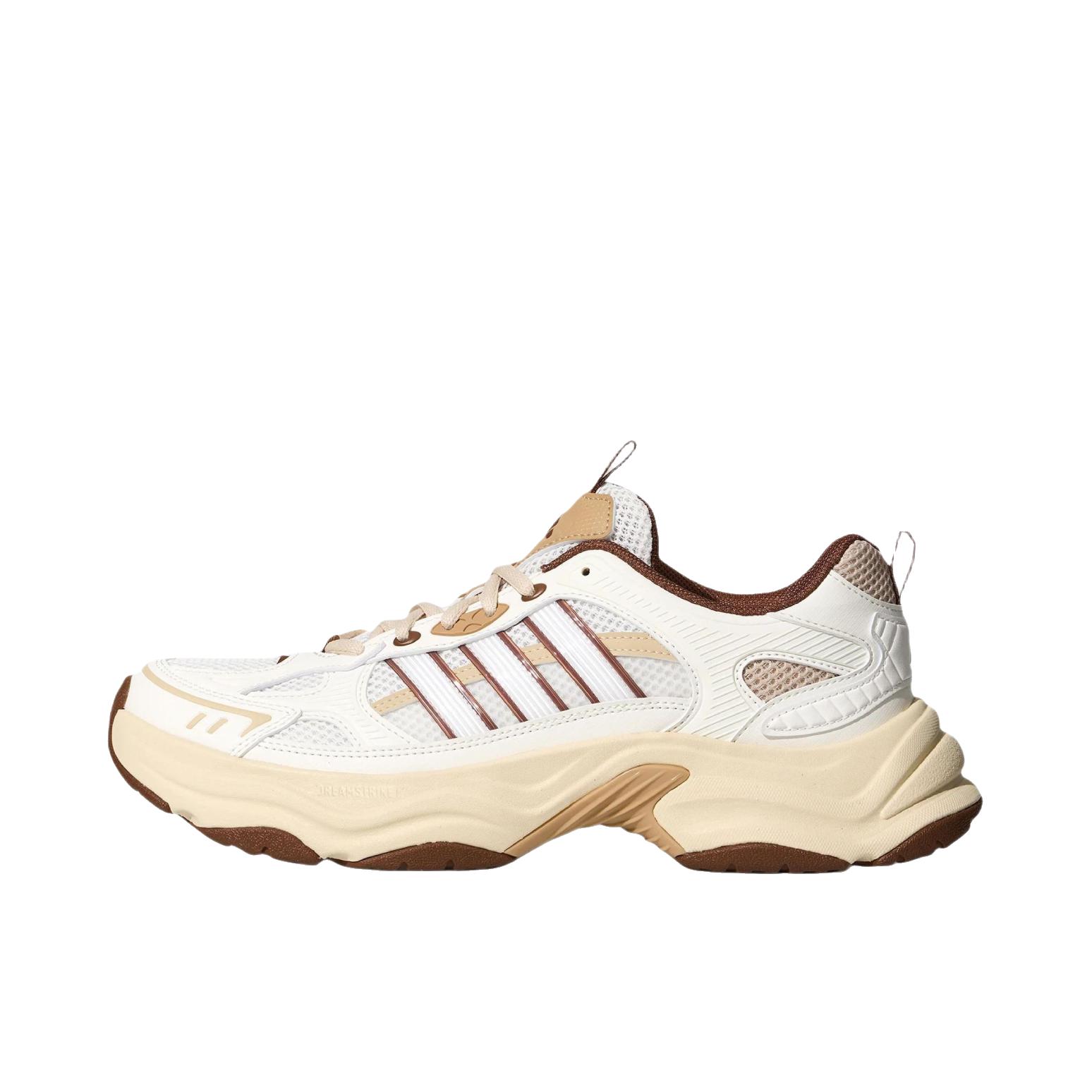 推荐商品：adidas XLG FIN PULSE 老爹鞋 舒适百搭 复古 亮白色/亚麻晶棕/柔和棕