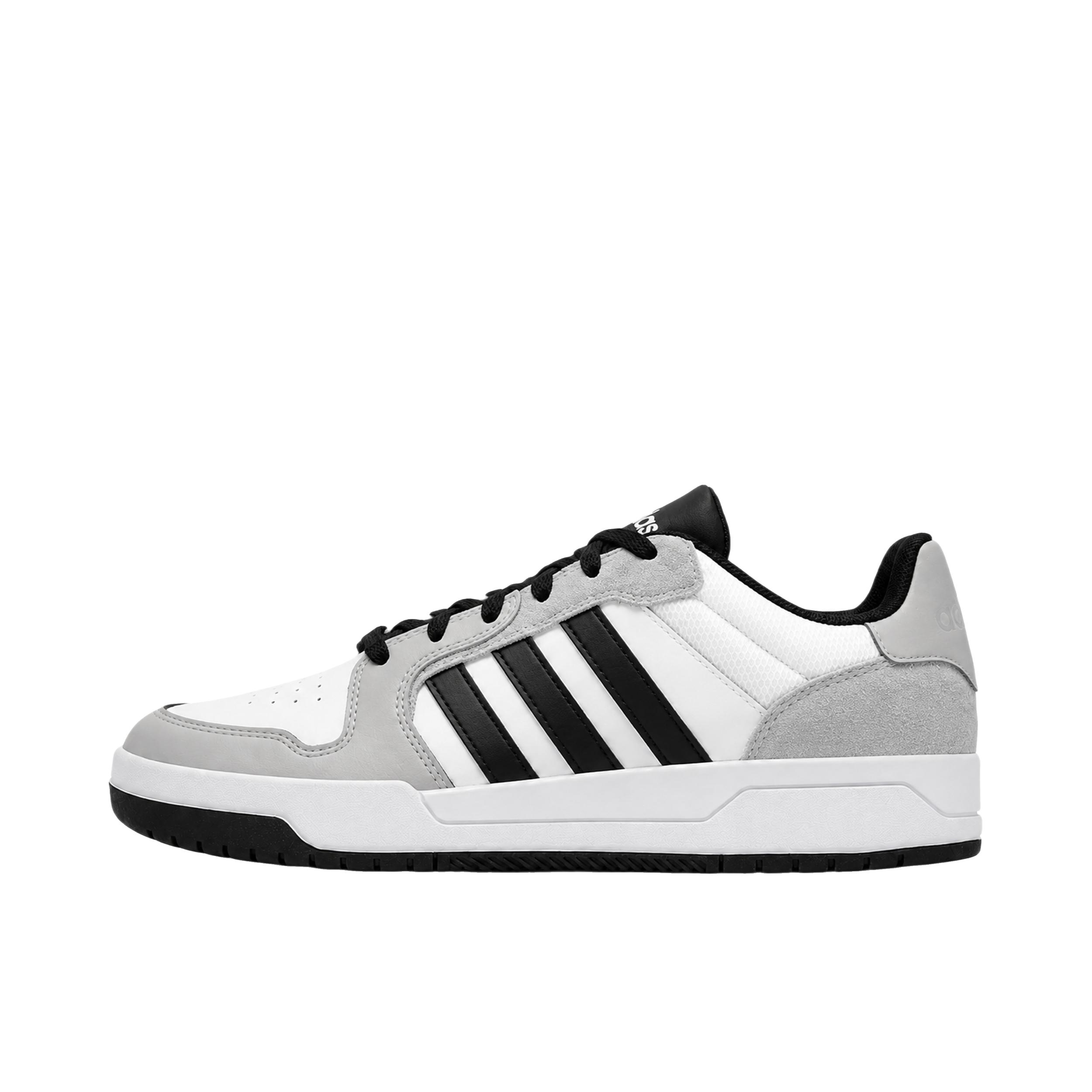 推荐商品：【定制球鞋】adidas neo Entrap 低帮 圆头 系带 防滑耐磨 百搭复古 简约时尚 板鞋 烟灰