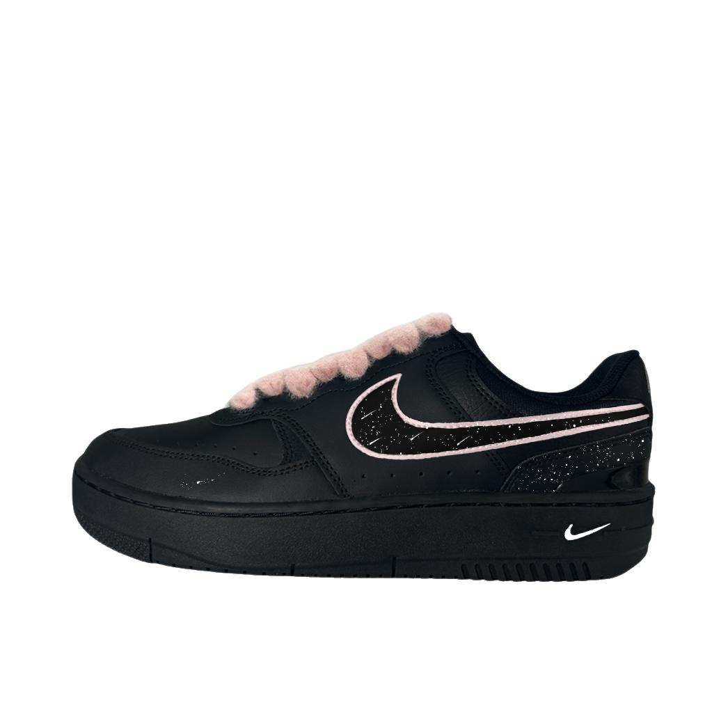 推荐商品：【定制球鞋】Nike Gamma Force 减震透气 防水 防滑耐磨 舒适百搭 复古简约 时尚潮流 轻便 板鞋 绒边星轨