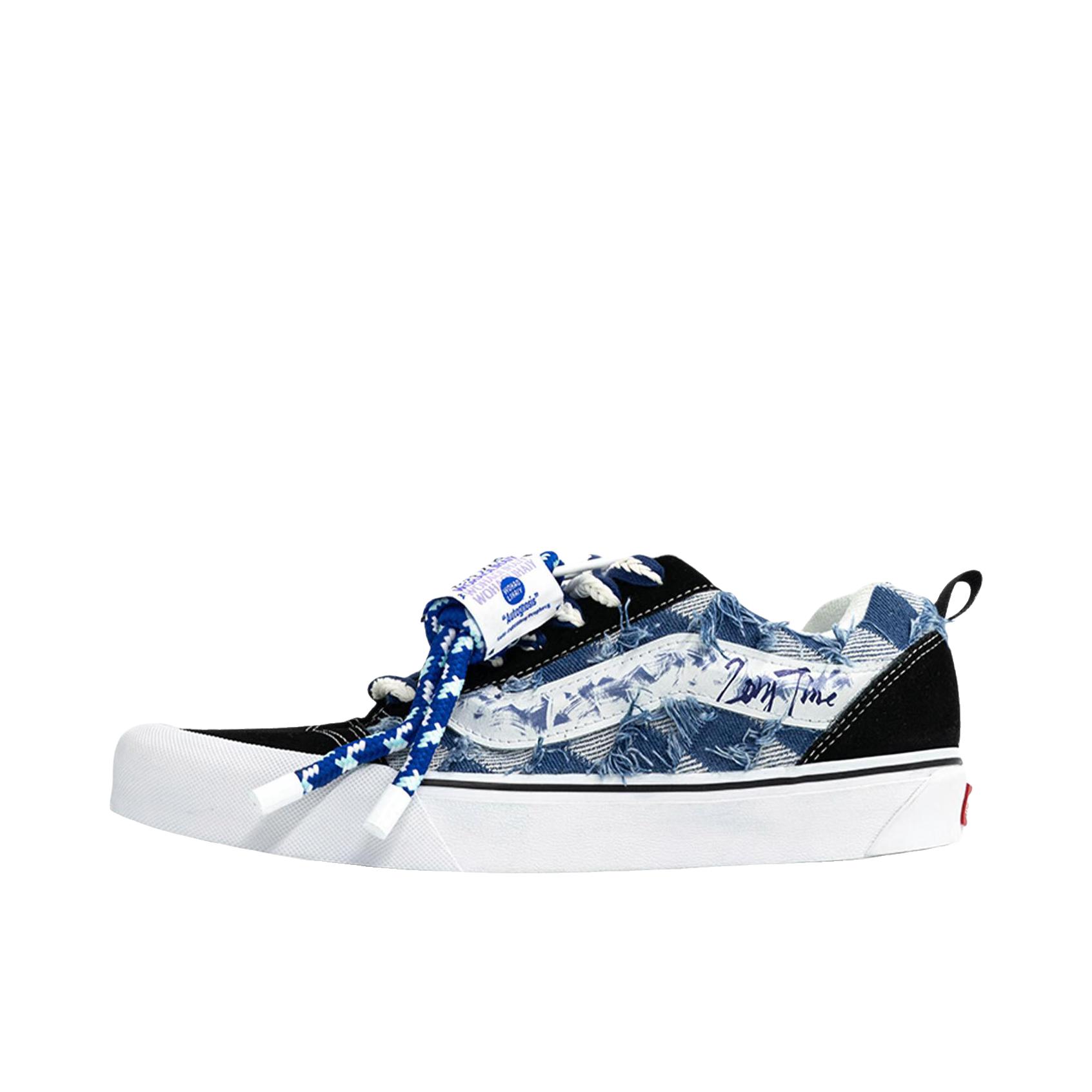 推荐商品：【定制球鞋】 Vans/范斯 Knu Skool 板鞋 防滑耐磨舒适减震时尚潮流复古百搭简约街头 格韵复古