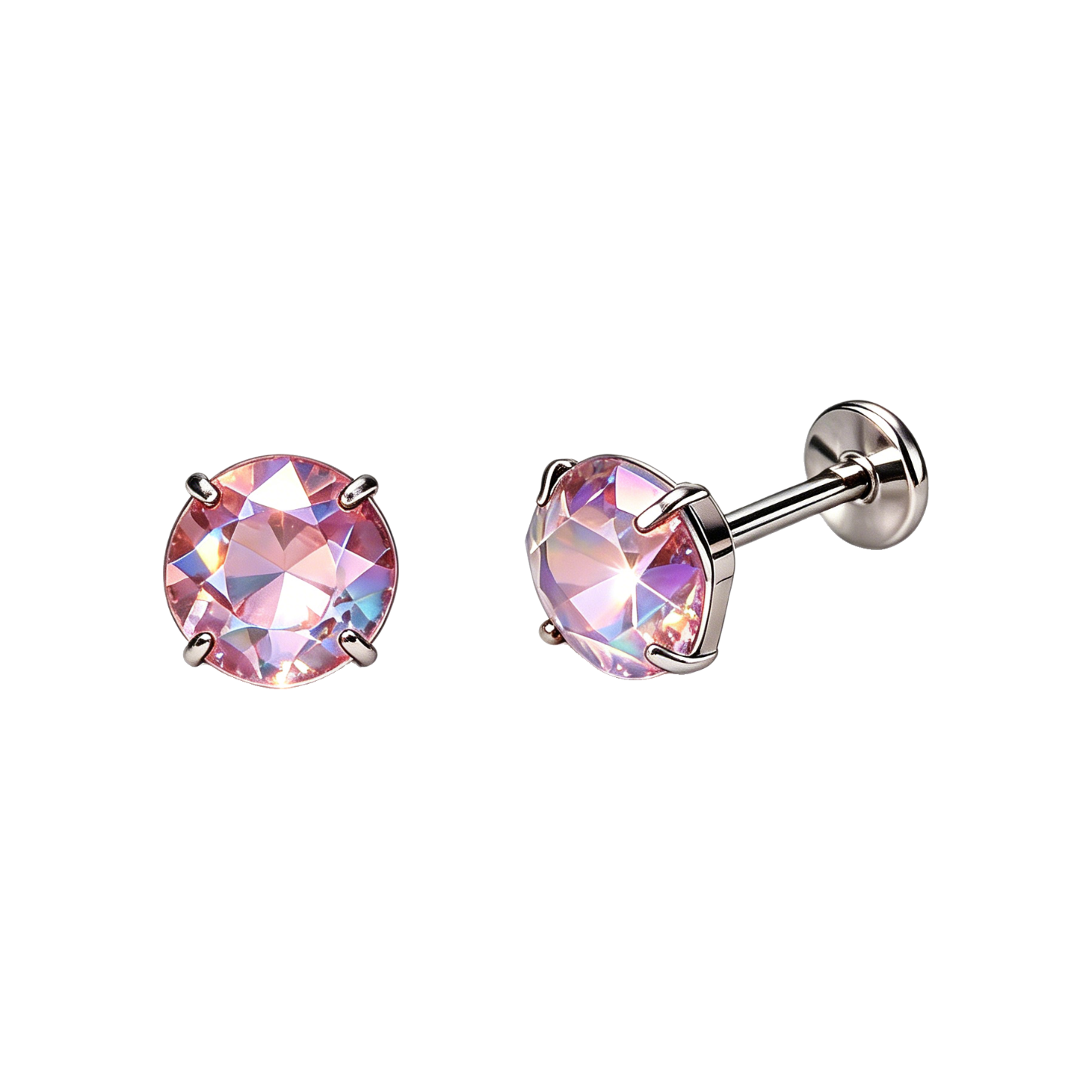 推荐商品：KAITIN JEWELRY 月光华子F136钛合金耳钉 HEDW0026