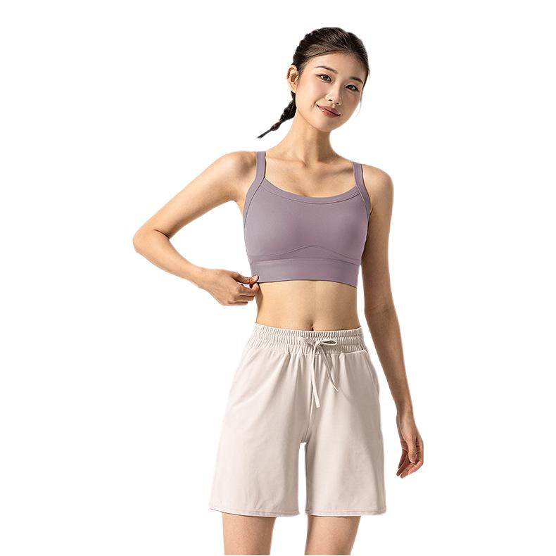 推荐商品：HORMOVE ACTIVE/荷动 防震速干美背外穿运动内衣 女装 HOR-SY2059 雾紫
