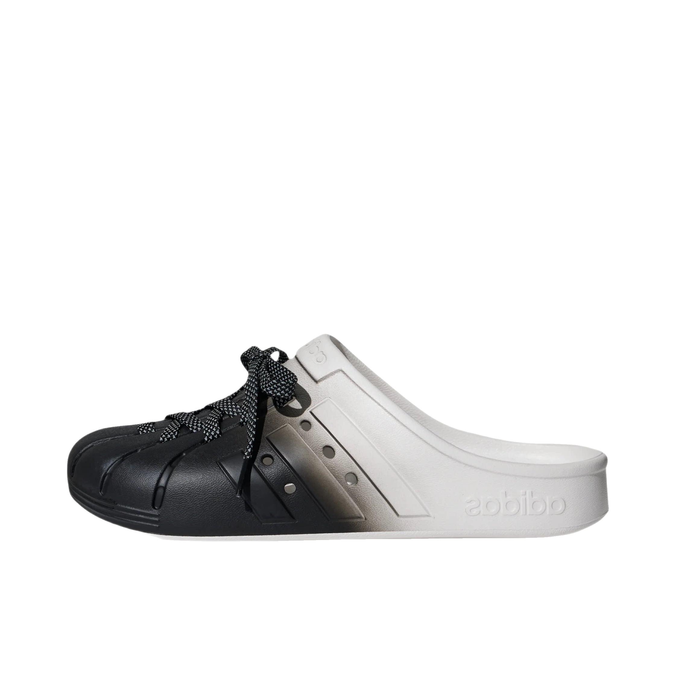 推荐商品：adidas Adilette Clog 舒适百搭 防滑耐磨 运动 一字 外穿 拖鞋 黑色/白色/灰色