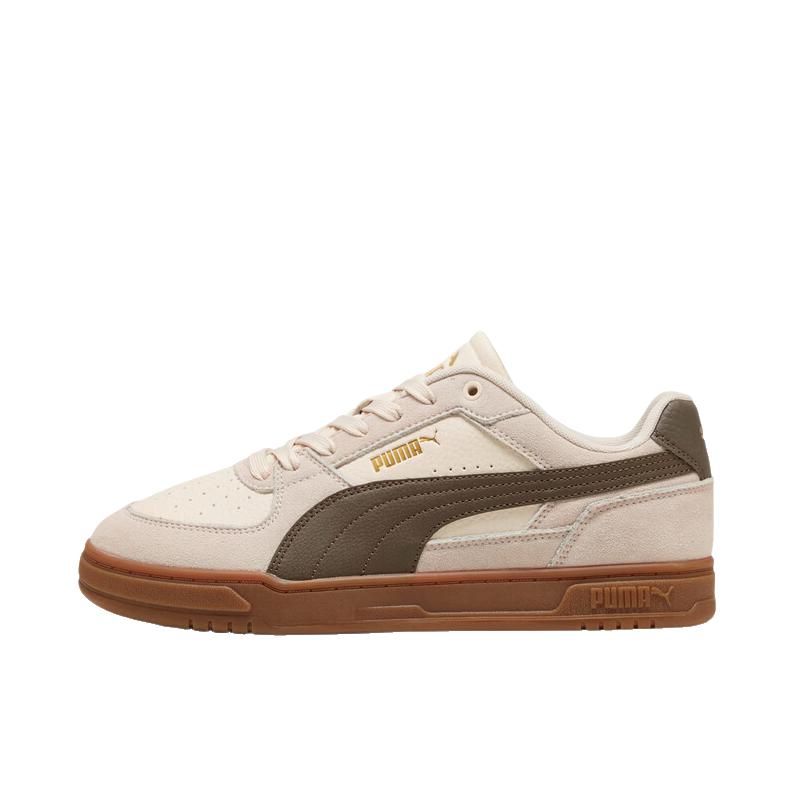 推荐商品：Puma/彪马 Caven 3.0 小白鞋 板鞋 厚底舒适百搭耐磨复古减震牛皮圆头 米色/棕色