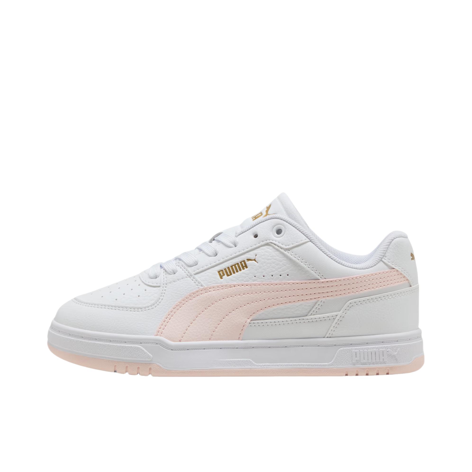 推荐商品：Puma/彪马 Caven 3.0 小白鞋 板鞋 厚底舒适百搭耐磨复古减震牛皮圆头 彪马白/茉莉花/金色