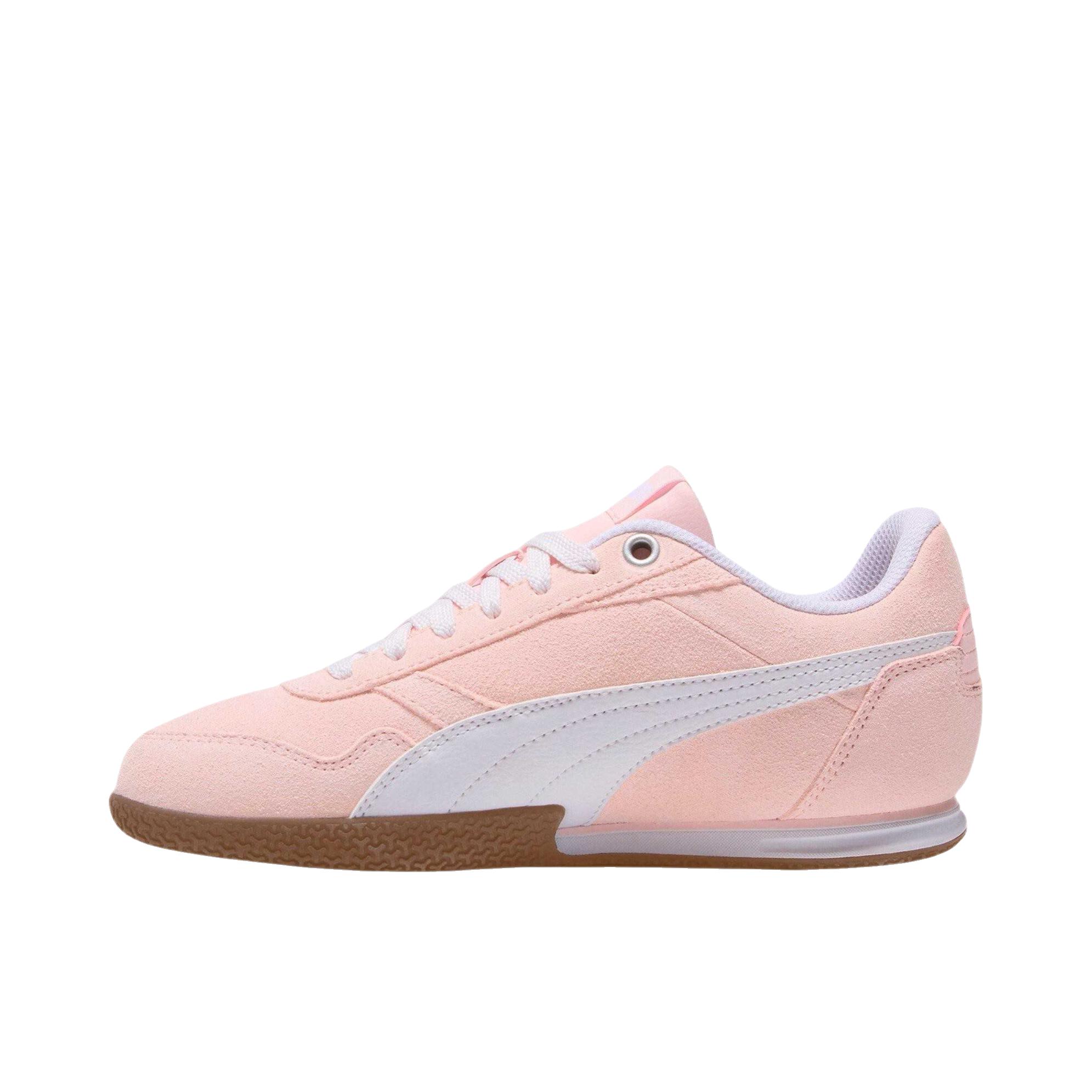 推荐商品：Puma/彪马 Bella Donna Nylon 运动休闲鞋 百搭防滑耐磨低帮薄底贴合 大童/霜粉色/彪马白