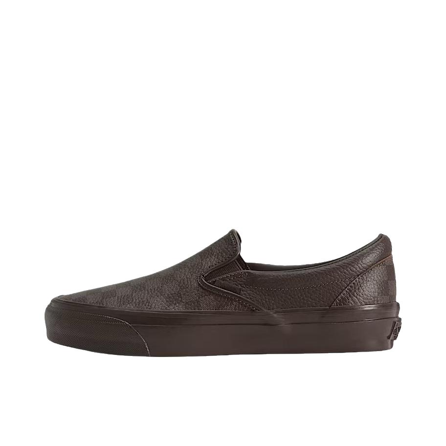 推荐商品：Vans/范斯 slip-on 板鞋 圆头套脚减震低帮 深棕色 
