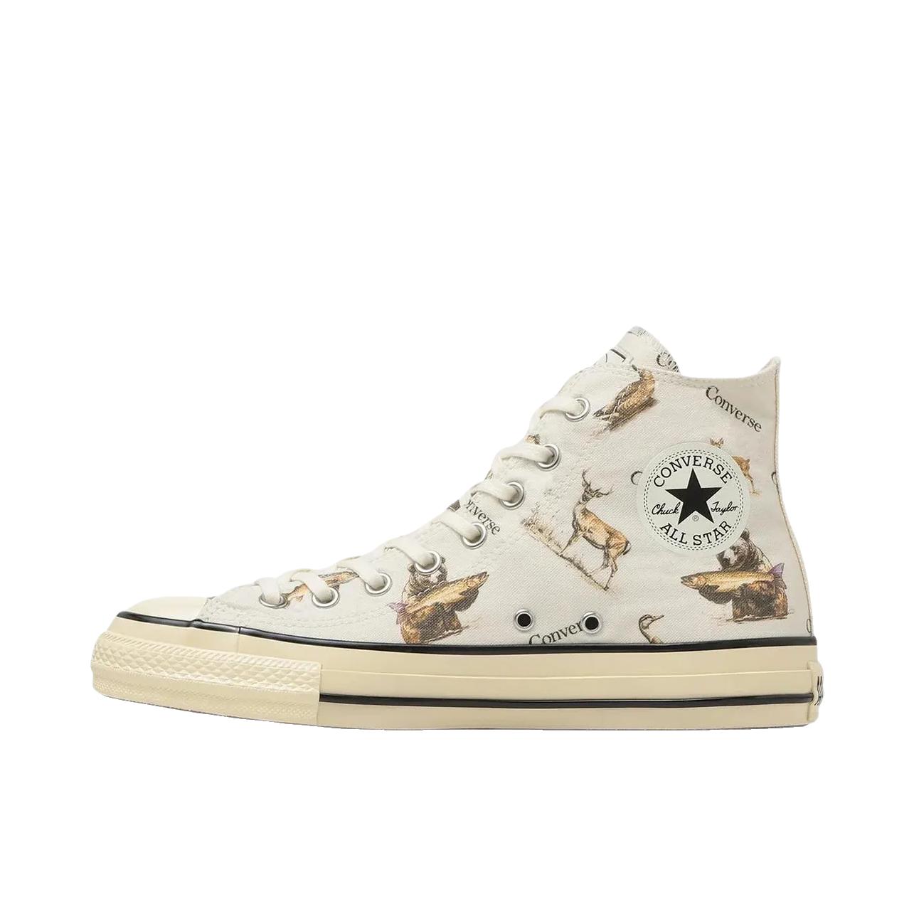 推荐商品：Converse/匡威 All Star Aged HUNTING 帆布鞋 百搭 米色/白色