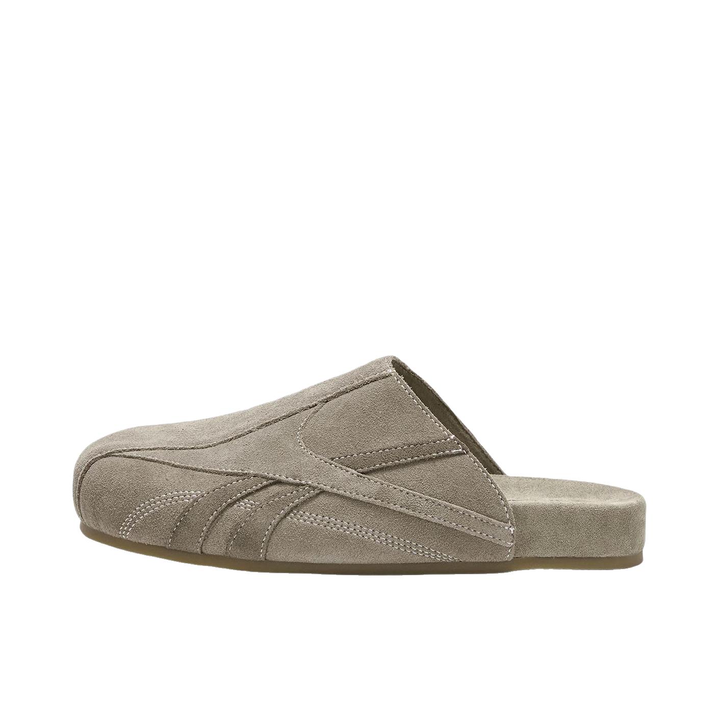 推荐商品：Reebok/锐步 Classic Mule 拖鞋 百搭包头舒适 灰色/褐色