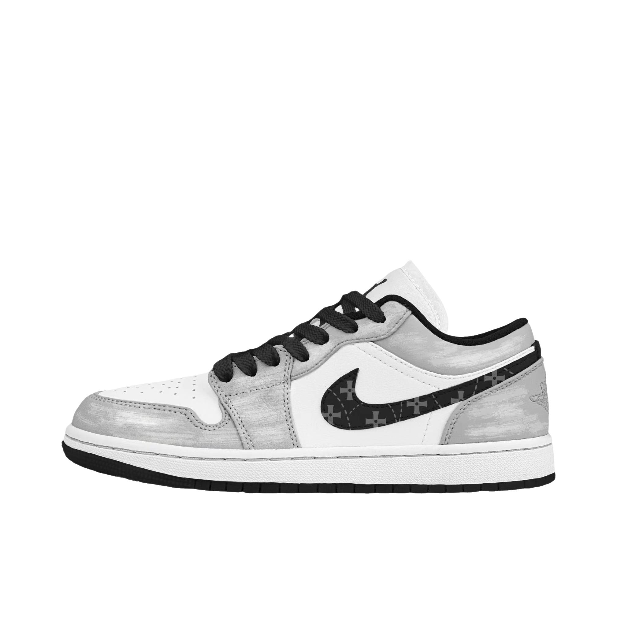 推荐商品：【定制球鞋】Air Jordan 1 减震 耐磨 透气 平跟 复古 潮流 简约 包裹性 防滑 轻便 支撑 增高 板鞋 边境