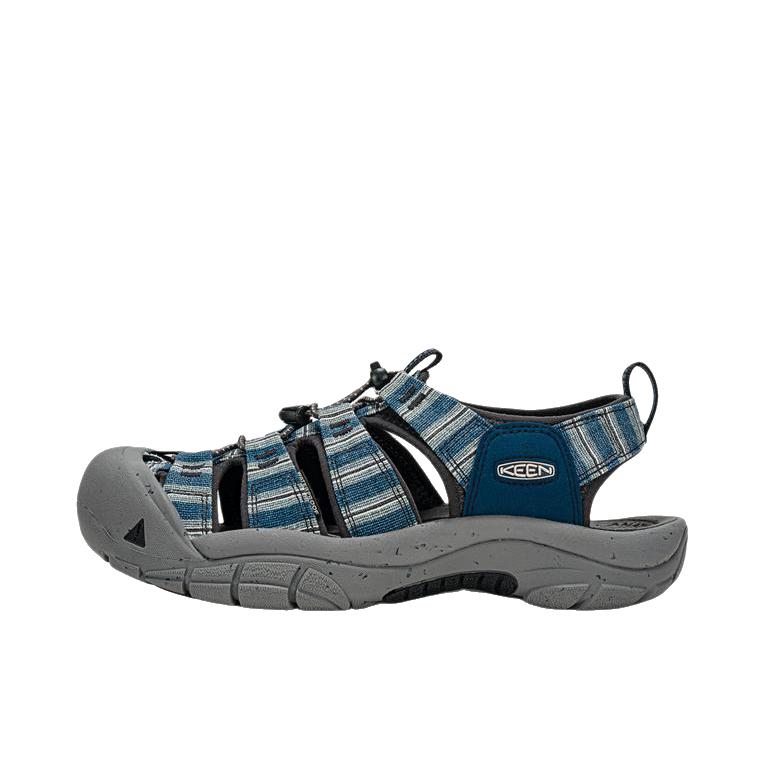 推荐商品：KEEN/科恩 Newport H2 防滑防水 减震透气 抓地 织物涉水 沙滩 户外鞋 溯溪鞋 YESEYESEE联名款/女款/蓝色条纹 