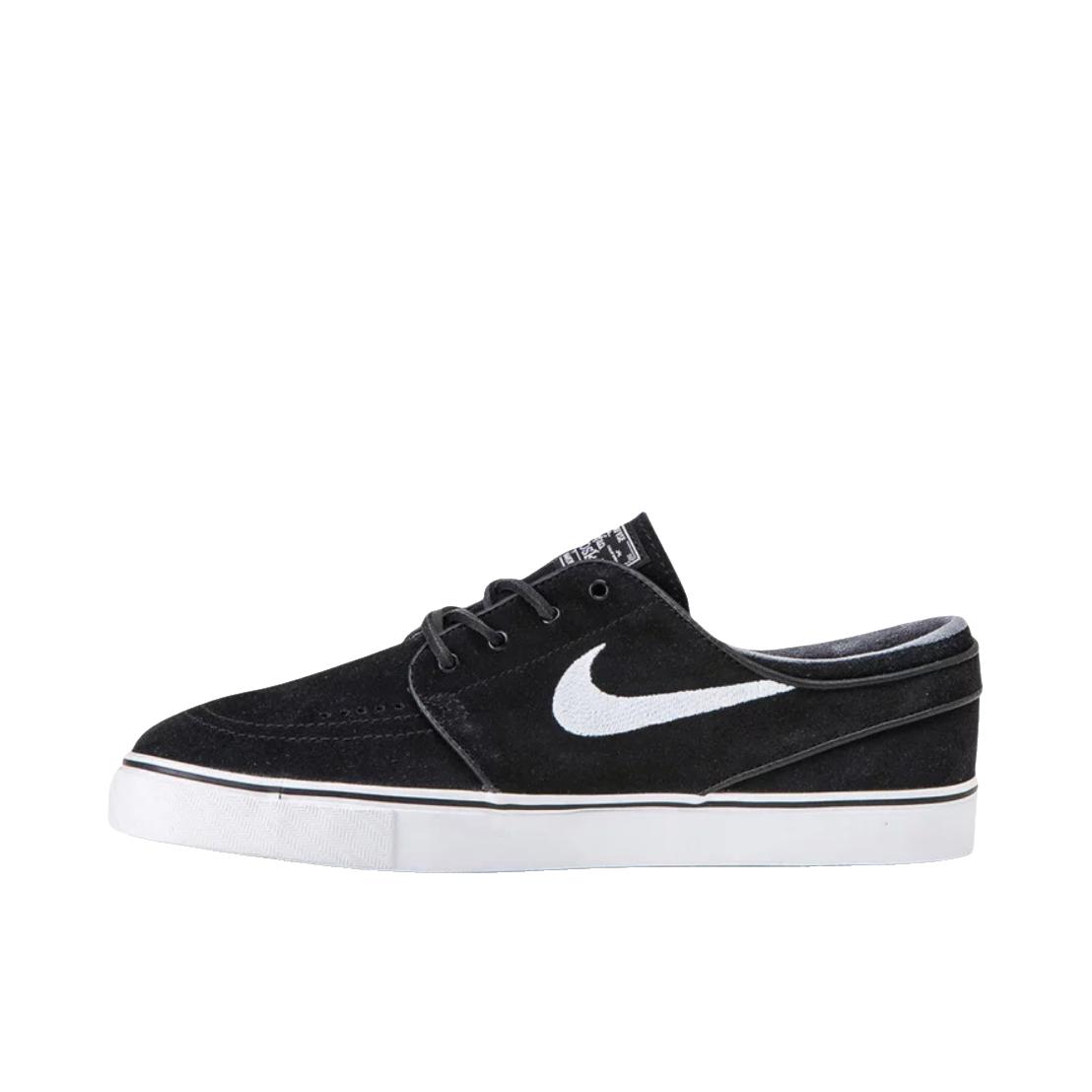 推荐商品：Nike SB Zoom Janoski OG+ 滑板鞋 板鞋 缓震舒适轻便防滑耐磨胶底复古时尚潮流 深黑色/奶白色