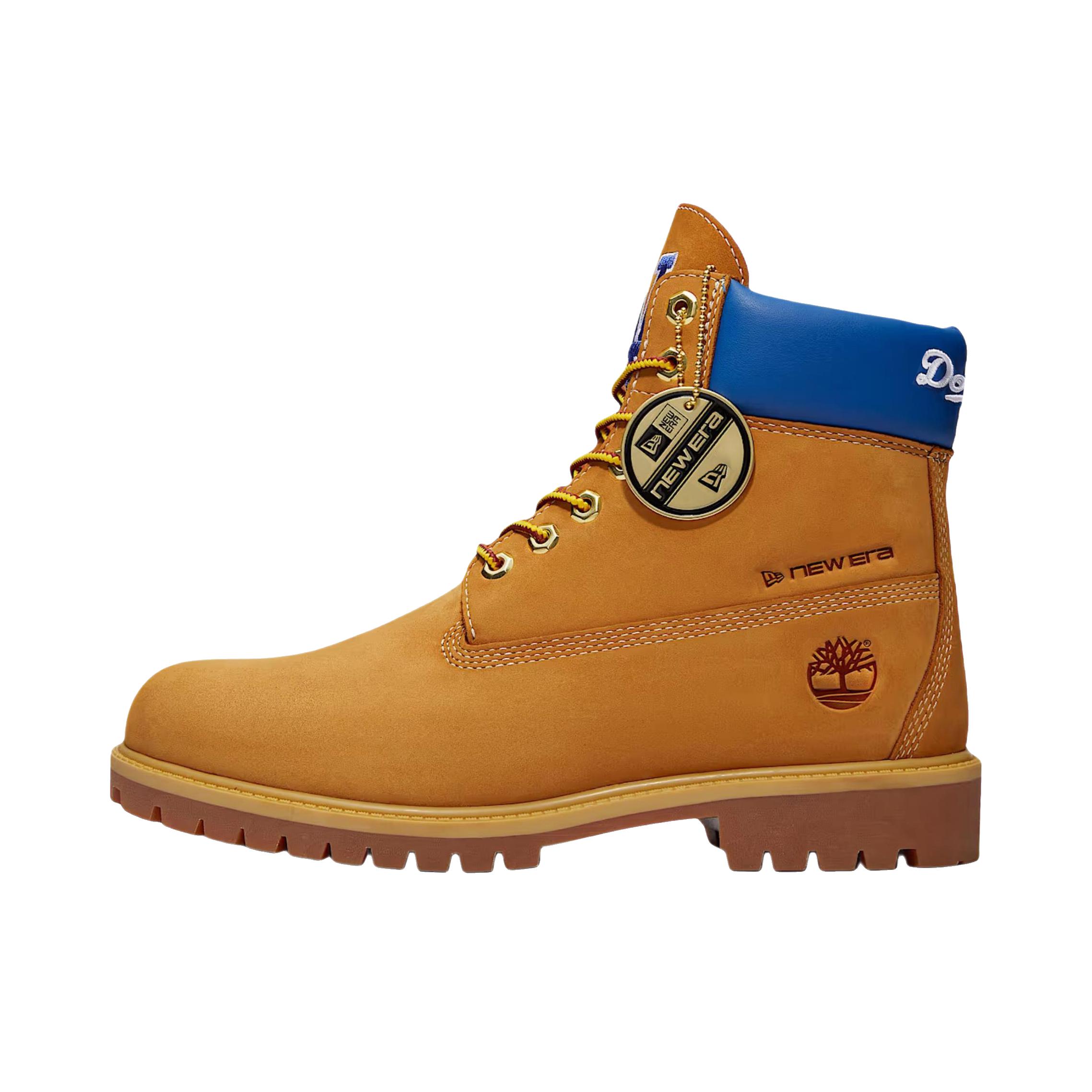 推荐商品：Timberland/添柏岚 Dodgers 马丁靴 日常经典 New Era x MLB联名/土黄色/棕色/蓝色