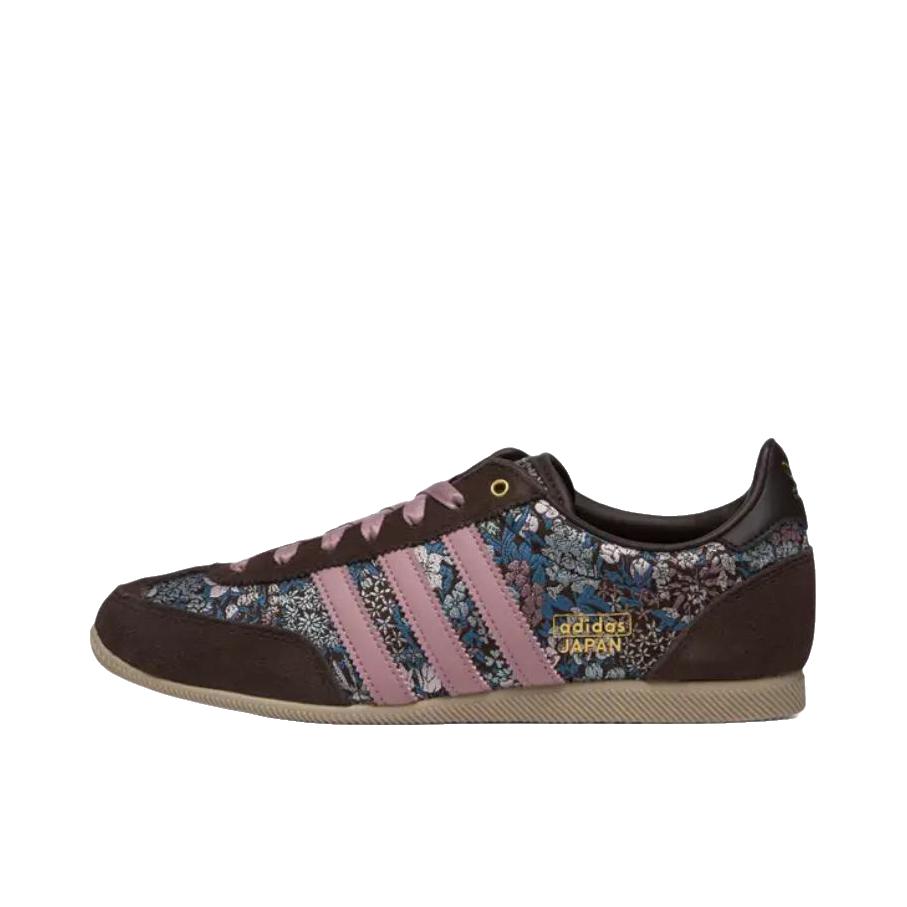 推荐商品：adidas Originals Japan 防滑耐磨 舒适轻便 复古百搭 潮流 T头鞋 薄底鞋 运动休闲鞋 Liberty London联名款/棕色 