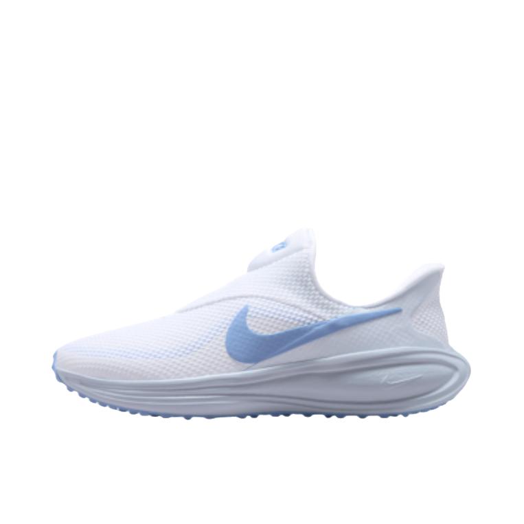 推荐商品：Nike Revolution 8 跑鞋 网布百搭防滑耐磨低帮缓震训练网面回弹轻便春夏支撑短跑贴合圆头 白色/足球灰/铝色