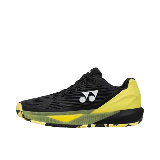 推荐商品：YONEX/尤尼克斯 POWER CUSHION ECLIPSION 5 网球鞋 圆头系带 黑色/黄色